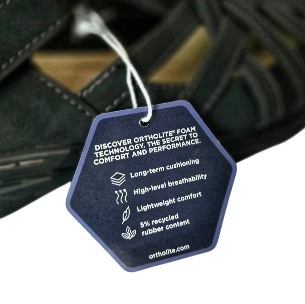 Croft & Barrow Ortholite Women's Black-Grey Mary Jane Shoe. Size 7.5M US.NWT. - Picture 7 of 10